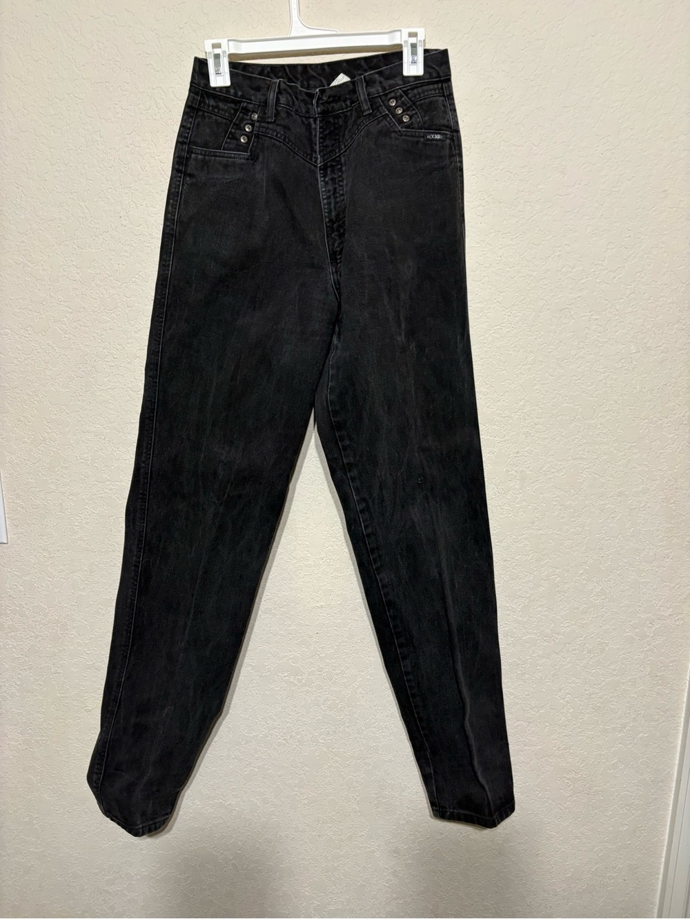 Rockies Black Denim Jeans with Branded Pocket Lining